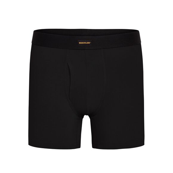 Wrangler 10-pack Comfort Cotton Rustler Boxer Briefs Men's L Black Charcoal NWT - Picture 2 of 8